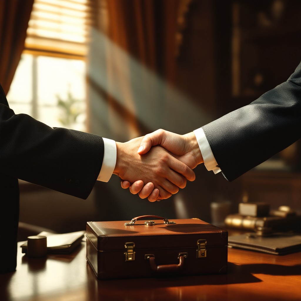 Signed contract